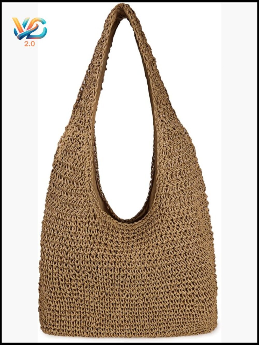 Handwoven Straw Beach Bag Hobo Tote Shoulder Bag Large Summer Beach Bag